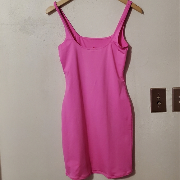 Skims Swim Tank Dress - Taffy Pink - Picture 7 of 9